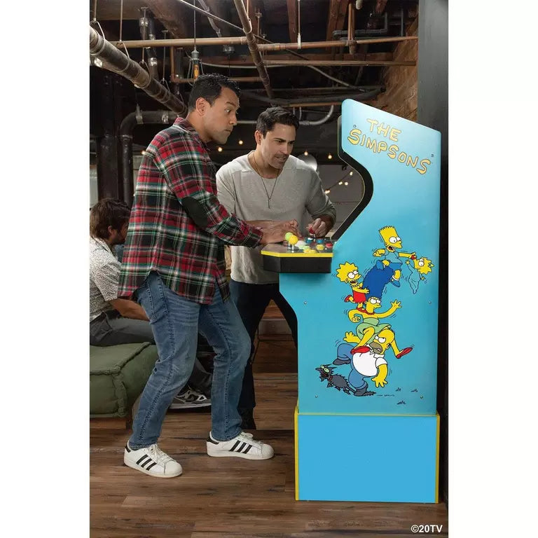 Arcade1Up The Simpsons 4-Player Wi-Fi Enabled Arcade Cabinet with Stool