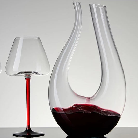 Carafe à Vin Rouge en Cristal