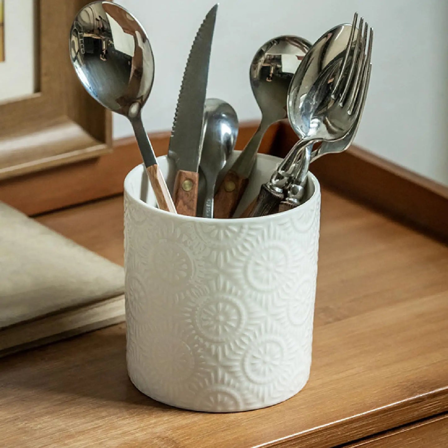 Porte-Ustensiles en Céramique