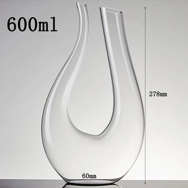 Carafe à Vin Rouge en Cristal